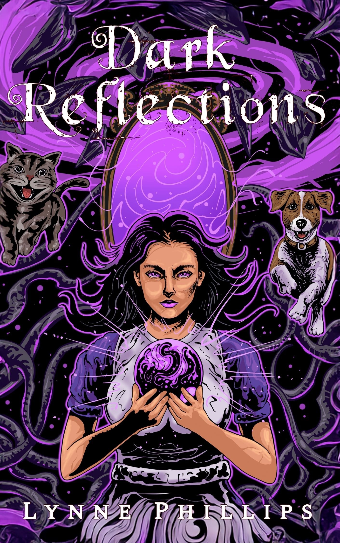 Storm-lit mirrors ripple with something watching. Alice is pulled into a Wonderland of fractured time.