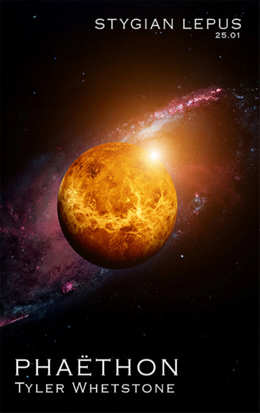Cover of Phaëthon by Tyler Whetstone, a hard science fiction story about space survival on Venus.